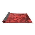 thumbnail image 2 of Ahgly Company Indoor Square Oriental Red Industrial Area Rugs, 3' Square, 2 of 4