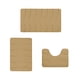 thumbnail image 3 of Juego de 3 alfombrillas de baño PRETXORVE de espuma viscoelástica, universales, suaves, cómodas, con absorción de agua, antideslizantes, gruesas, lavables a máquina, fáciles de secar., 3 of 7