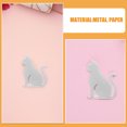 thumbnail image 4 of 2 emblemas de coche, insignia automotriz, pegatina de gato de metal 3D, pegatina para parachoques de coche, decoración, emblema de animal lindo para coches y camiones universales, 4 of 8