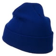 thumbnail image 3 of Big Diamond Embroidered Long Beanie - Royal OSFM, 3 of 5