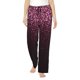 thumbnail image 1 of Balery Pink Glitter Sparkles A Pantalones de pijama para mujer, pijamas ultraligeros, pantalones de estar por casa-Large, 1 of 6