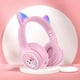 thumbnail image 1 of Auriculares Cute Cat Ears Auriculares Rgb Light Bluetooth-Compatible 5.3 Edr Auriculares (Rosa) WDOplteas Para estrenar, 1 of 3