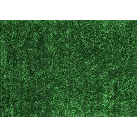 Ahgly Company Indoor Rectangle Abstract Green Contemporary Area Rugs, 8' x 10'