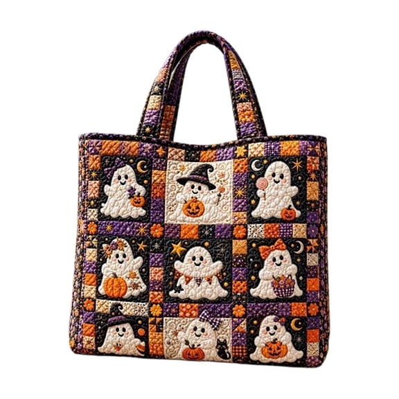 Vintage Artist Printed Halloween Handbag, Gothic Holiday Decorative Small Shoulder Crossbody Purse, Stylish Women Fashion Mini Tote Bag for Halloween Party Daily Outfit,A