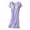 Purple, variant on Women Short Sleeve Built-in Bra Padded Long Nightdress Sleepwear Pajamas,Shelf Bra Full Slip Casual Nightgown,Knee Length Comfy Soft Modal Sleep Shirt Night Shirt Dress Solid Sleepwear,Pink S-2XL