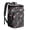 Black-91, variant on Floral and Leopard Print Cooler Backpack, Waterproof Botanical Lunch Bag with Artistic Wildflower Design, Suitable for Hiking, Office, Beach
