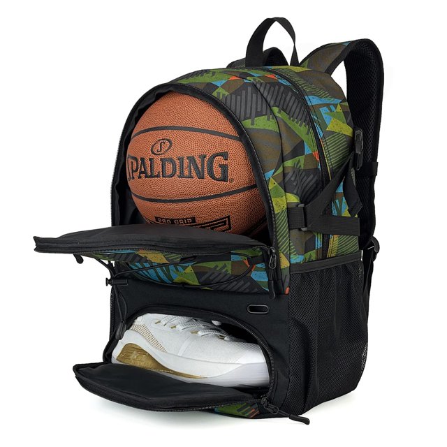 Mochila de baloncesto GRANDUP 28 L con compartimentos para pelotas y zapatos