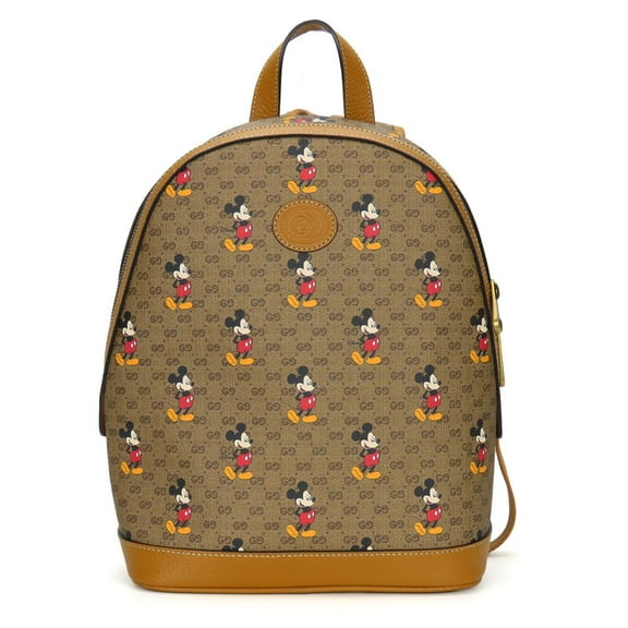Pre-Owned Gucci Backpack/Daypack Small Backpack 552884 GG Supreme Canvas Brown Camel... (Good)