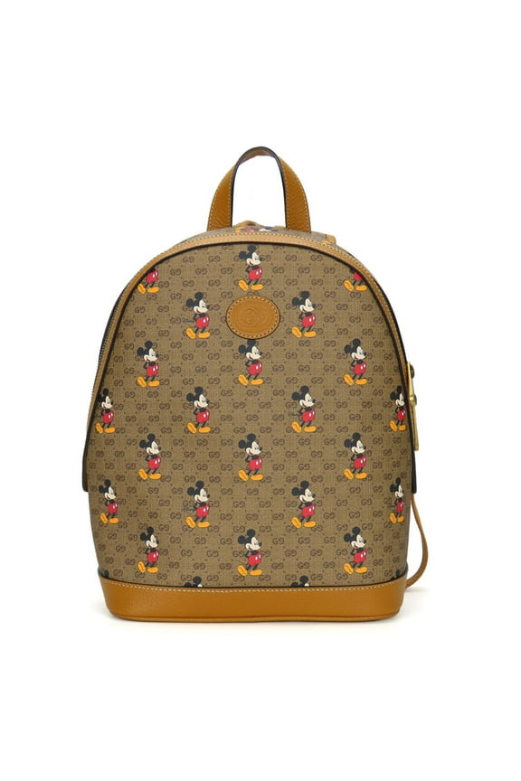 Pre-Owned Gucci Backpack/Daypack Small Backpack 552884 GG Supreme Canvas Brown Camel... (Good)