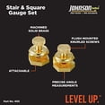 thumbnail image 2 of Brass Stair/Square Gauge Set - 405, 2 of 2