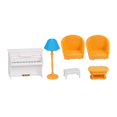 thumbnail image 4 of Mini , Juego de Simulación, Adornos Dollhousr, Accesorios Portátiles, Escena de Vida para , Y Niñas, Regalos de Cumpleaños P Muebles CUTICAT Mueble de TV de casa de muñecas, 4 of 8