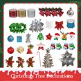 thumbnail image 2 of Guirnalda de decoración colgante para árbol de Navidad, cadena de cuentas, campana pequeña de Papá Noel, alce, copo de nieve, lazo, estrella, colgante, decoración de Año Nuevo, 2 of 5