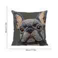 thumbnail image 3 of Tuvgenk Throw Pillow Covers Indoors Polyester Embroidered 18x18 In Pillowcases Multicolor Decor Cat for Patio, 3 of 6