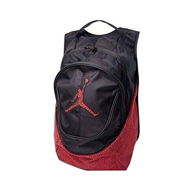 mezcla golpear moderadamente Nike Air Jordan Jumpman Backpack - Red/Black Elephant Pattern - Walmart.com