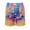 Blue, variant on Likimi Childre Girls Shorts Fashionable Adjustable Drawstring Soft Elastic Waist Cartoon Print Summer Shorts Blue Size 7-8 Years