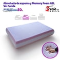 thumbnail image 2 of Almohada Media La Fabrica de Espuma 3 Capas con MEMORY FOAM Gel Sin Funda, 2 of 5