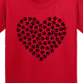 thumbnail image 4 of Inktastic Dog Paws, Puppy Paws, Animal Paws, Heart, Pet Youth T-Shirt, 4 of 5
