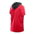 thumbnail image 3 of Men's New Era  Red Kansas City Chiefs Combine Authentic Hooded Raglan Short-Sleeve T-Shirt, 3 of 5