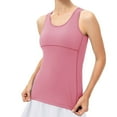 thumbnail image 1 of Women's Solid Color Yoga Vest Sports Quick Drying Vest, 1 of 4