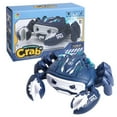 thumbnail image 3 of CQCYD Clearance Toys under $5 Crawling Crab Toys with Light Up and Mist, Interactive Musical with Automatically Avoid Obstacles, Fun Moving Toy for Babies, Toddlers and Kids, 3 of 9