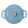 thumbnail image 2 of Lodge 5.5 Quart Ocean Enamel Cast Iron Dutch Oven, 2 of 7