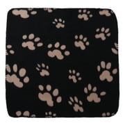 Dog Blanket Soft Plush Machine Washable Plush Pet Blanket for Small Pets Dogs CatsPaw Print S