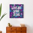 thumbnail image 4 of Creative Products Love Me Some Jesus 20 x 20 Canvas Wall Art, 4 of 5