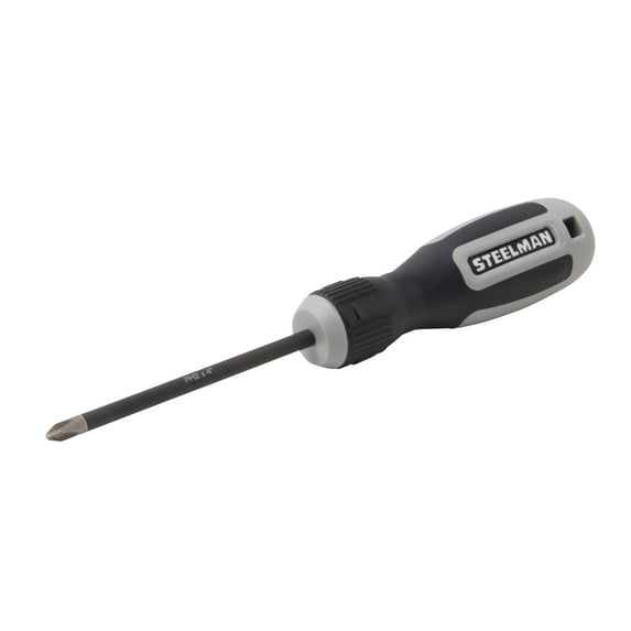 STEELMAN 41859 Phillips Head Diamond Tip Screwdriver, PH2 x 4-Inch