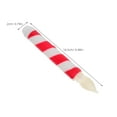thumbnail image 2 of QUMIIRITY 6 Pcs Bougies Coniques Sans Flamme Rayures Rouges et Blanches Créent une Atmosphère Chaleureuse Mariages, 2 of 8