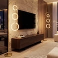 thumbnail image 4 of Costway 3-Circle Dimmable LED Floor Lamp with Foot Pedal Switch and 3 Color Temperatures, 4 of 10