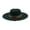 Dark Green, variant on Wide Brim Cowboy Hat with Detail Oval for and Winter Outdoor Warm Tan Hats for Women One Size