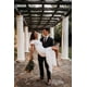thumbnail image 4 of Vestido de noche YMDUCH para mujer con hombros descubiertos y abertura, blanco, 4 of 6