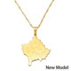 thumbnail image 1 of Nuevo modelo de collar con colgante de Kosovo para mujer y hombre, joyería de acero inoxidable, joyería Kosovo 316601B, 1 of 4