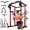 Power Cage, variant on YODOLLA Power Rack Cage, 2000lbs Squat Rack with LAT Pulldown and Cable Crossover Machine, Multi-Function Home Gym Strength Training Equipment with Pulley System