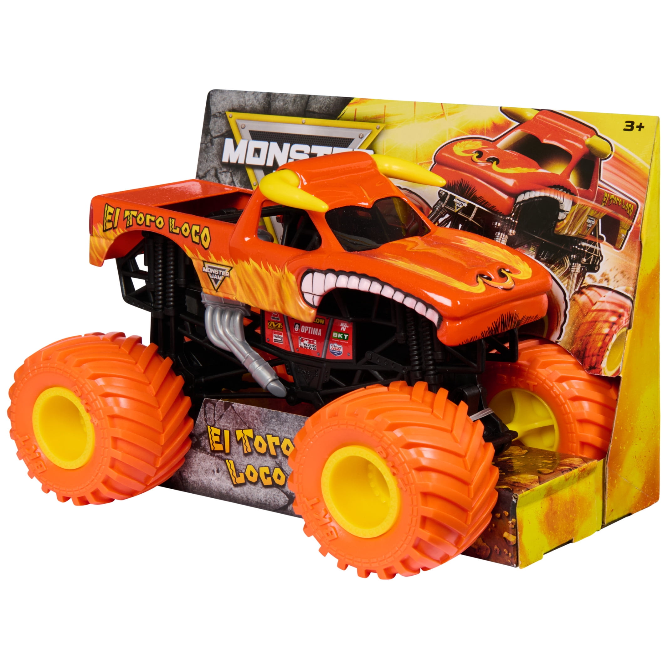 Monster Jam El Toro Loco Collectible Monster Truck, 1:24 Scale