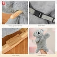 thumbnail image 3 of Caballito Mecedor Koala Qaba para Montar con Sonidos, Gris, 3 of 9