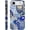 Blue Ocean Beachy, variant on Compatible with iPhone 17 Pro Max, Durable & Shockproof Phone Case Cover Design - Tiles Pattern Moon Dragonfly Flower