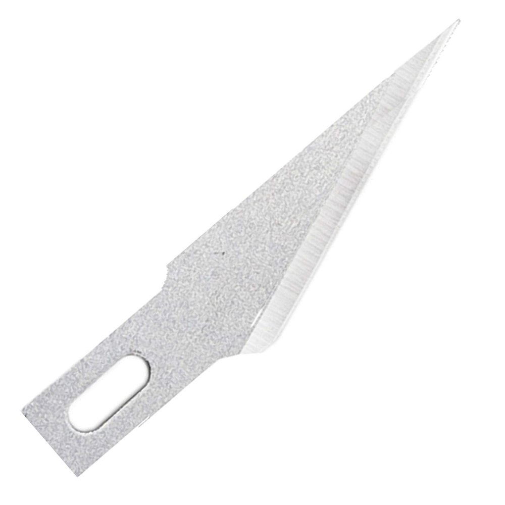 21 Stainless Steel Hobby Blade, 5 Pack, American Made Straight Edge