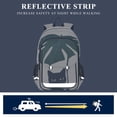 thumbnail image 5 of FORMRS Unisex School Backpack 17" Student Travel Bag with Laptop Compartment, Black Cat Plants, 5 of 7