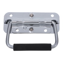 Toolbox Folding Handle Drawer Handle Tool Cabinet Pull Spring Handle 10.00X7.00X1.00CM Silver