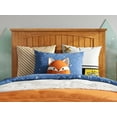 thumbnail image 6 of AFI Nantucket Twin Solid Wood Panel Headboard with Attachable Charger, Light Toffee, 6 of 8