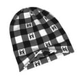 thumbnail image 4 of DouZhe Beanie Hats for Men and Women, Cartoon Pet Dog Checked Patterns Adult Unisex Knit Hat Winter Warm Skull Cap, 4 of 7