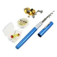 thumbnail image 2 of Y Caña de Pesca combo combo conjunto mini telescópico de bolsillo portátil de Bolsillo de Bolsillo de Pescado Pole + Carrete de aluminio Línea de Pesca Línea de Pesca Suave, 2 of 7