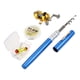 thumbnail image 2 of Y Caña de Pesca combo combo conjunto mini telescópico de bolsillo portátil de Bolsillo de Bolsillo de Pescado Pole + Carrete de aluminio Línea de Pesca Línea de Pesca Suave, 2 of 7