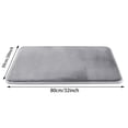 thumbnail image 3 of 20X31" Memory Foam Bathroom Mat Non Slip Absorbent Comfortable Velvet Bathroom Carpet Carpet, 3 of 4
