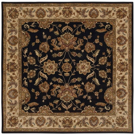 Lr Home Shapes Black Ivory Indoor Square Area Rug 9 X