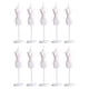thumbnail image 4 of 10 mini maniquíes para muñecas, vestidos, regalos de cumpleaños con soporte para fotos de escenas de vida Blanco, 4 of 9