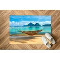 thumbnail image 5 of Nursery Rug, Landscape Rugs, Floor Rugs, Sea Landscape Rug, Hallway Rug, Tropical Scenery Rugs, View Rug, Colorful Rugs, Coastal Decor, 2.6'x6.5' - 80x200 cm, 5 of 7