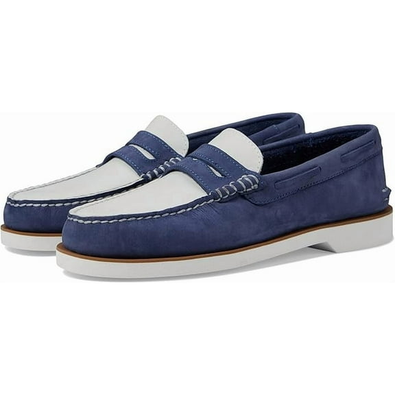 Sperry Men's Penny Boat Shoe, Blue Multi, 9.5