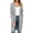 A Gray, variant on Women's Long Cardigan Sweater Open Front Ribbed Knit Long Sleeve Duster with Front Pockets Casual Fall Winter Layering Outerwear